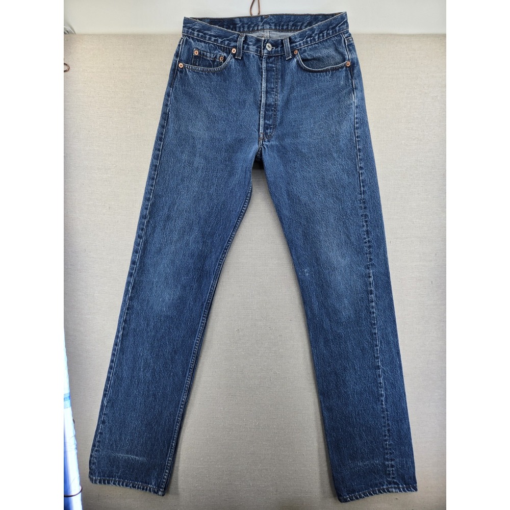 VTG 80s Levis 501xx Jeans Mens 35x40 Tall Fits 31x35" Made in USA 0117 1988